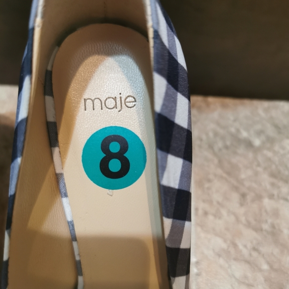 Maje checked twisted pump heels - Picture 6 of 8